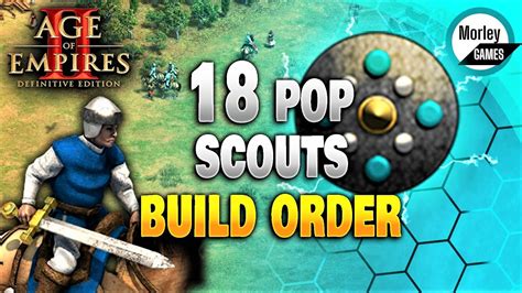 Easy Aoe2 Build Order Dravidians 18 Pop Scout Rush Youtube