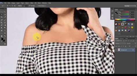 This photo xray to see underclothes work in a fun manner; Change Clothing Colors in Photoshop - YouTube