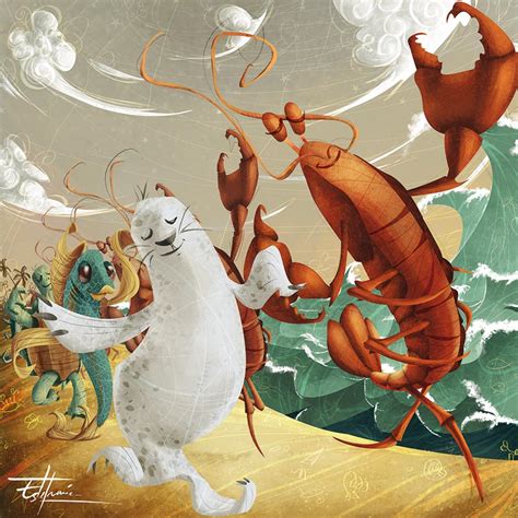 Ms E Art The Lobster Quadrille