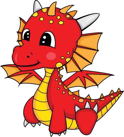 Royalty Free Baby Dragon Clip Art Vector Images