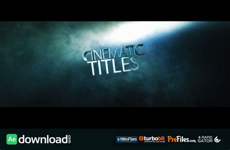 Roboto music is not included. CINEMATIC TITLE (VIDEOHIVE PROJECT) - FREE DOWNLOAD - Free ...