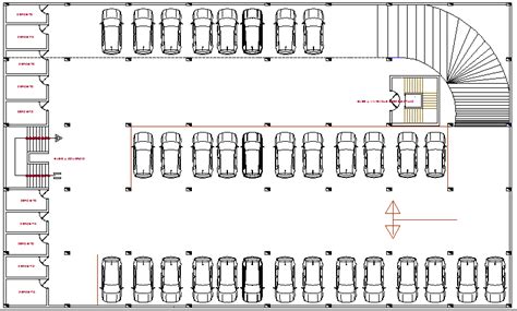 Parking Lot Of Multi Purpose Building Dwg File Cadbull My Xxx Hot Girl