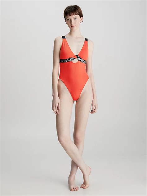 Plunge Swimsuit Intense Power Calvin Klein® Kw0kw02172sn6