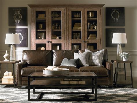 How To Decorate A Living Room With Brown Leather Furniture Shelly