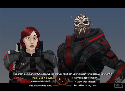 Interview By Hittosama Mass Effect Comic Mass Effect Mass Effect Funny