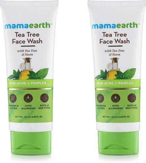 Buy Mamaearth Tea Tree Natural Face Wash For Acne Pimples Wash Face