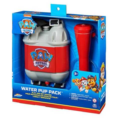 Swimways Nickelodeon Paw Patrol Water Pup Pack With Backpack And Water