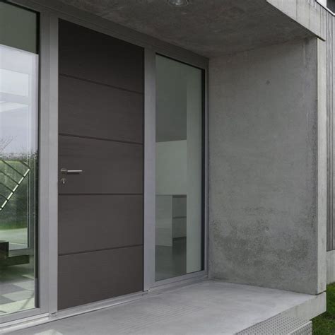 A stylish looking composite door sure to turn heads. Santandor Charcoal Grey Embossed Composite Door in 2020 ...