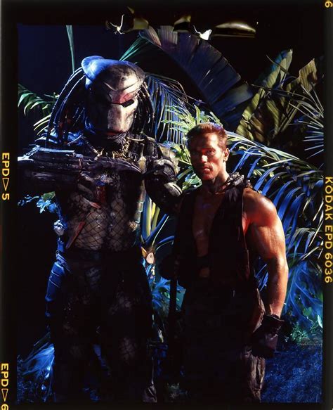 Promo Foto Predator 1987 Kevin Peter Hall And Arnold Schwarzenegger