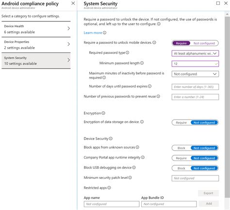 Configuring Device Compliance Policies Microsoft 365 Mobility And