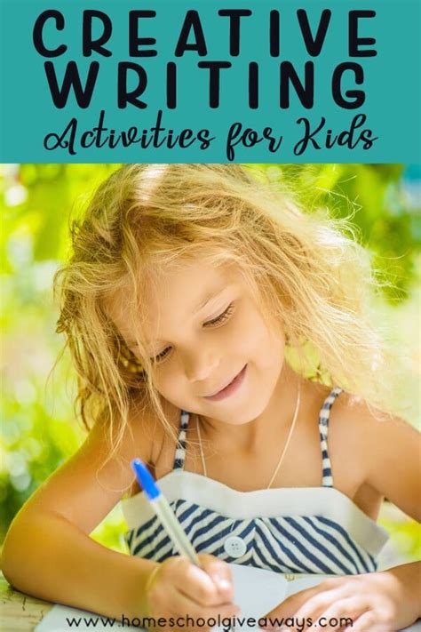 Creative Writing Activities For Kids Homeschool Giveaways In 2021