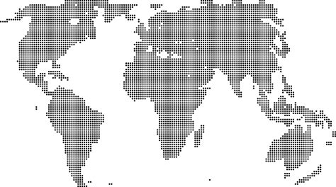 Download World Dot Map World Map Hd Transparent Png