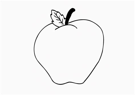 Apple Coloring Page Printable Fcp