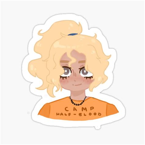 Annabeth Chase Chibi Sticker For Sale By Blueberry0302 Redbubble