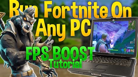 Fortnite is one of the most popular battle royale games on the market. RUN FORTNITE ON A LOW END PC LAPTOP FPS INCREASE FPS BOOST ...