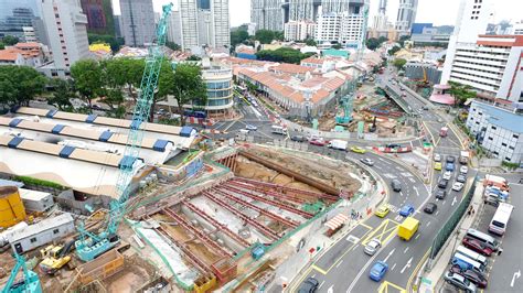 The new station will allow kebun . Thomson Line Construction: Maxwell Cast