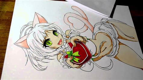 Maybe you would like to learn more about one of these? Drawing Anime Neko Girl - YouTube