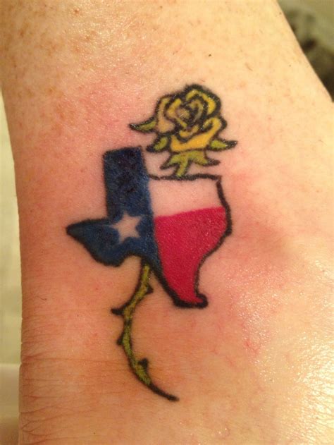 See more ideas about tattoos, flag tattoo, texas tattoos. Yellow Rose of Texas Tattoo.. But with a bluebonnet behind ...
