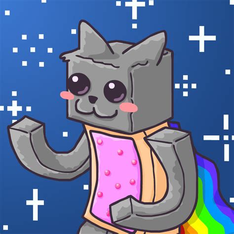 Request Nyan Cat Minecraft Skin By Rezuaq On Deviantart
