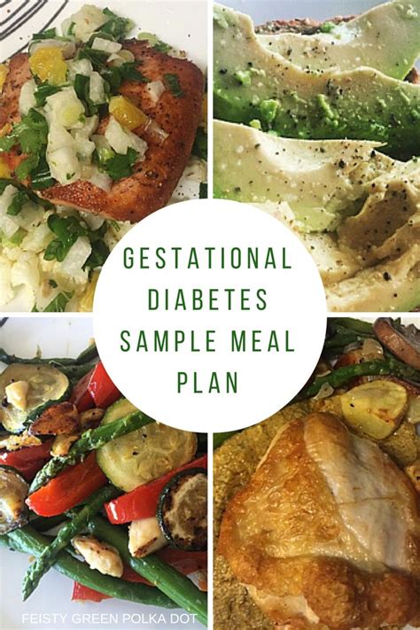 Gestational Diabetes Sample Meal Plan Food Gestational Diabetes