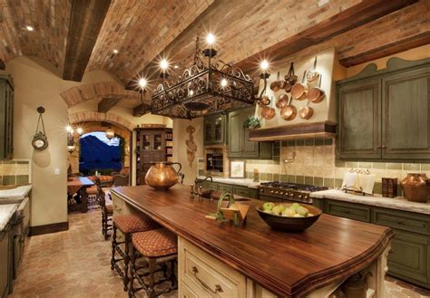 The ceiling is one of the most mood boosters for us while cooking or has a meal. 4 Materials For Rustic Kitchen Cabinets - Artmakehome