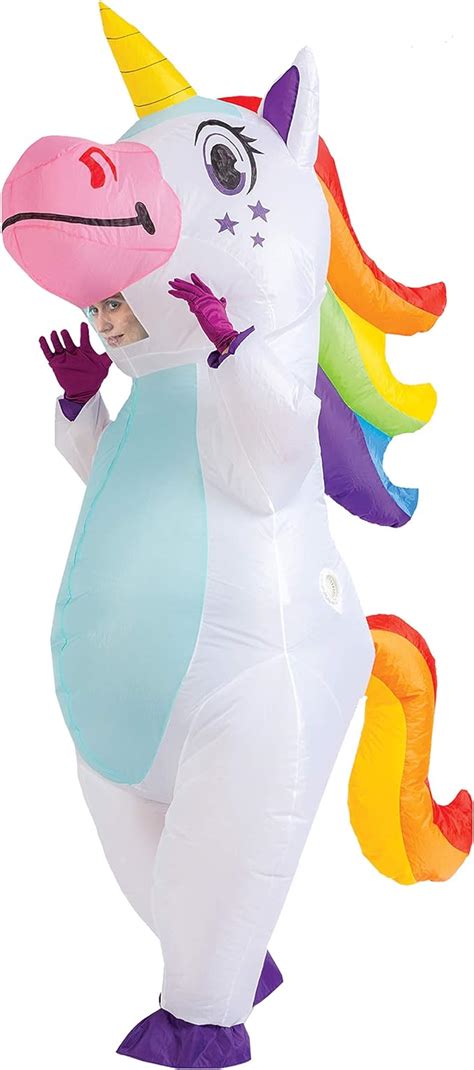 Spooktacular Creations Costume Gonfiabile Per Adulti Con Unicorno