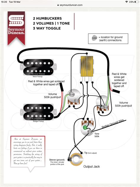 My versatile hss wiring scheme. Idea by Roger on Guitar No. 6 | Seymour duncan