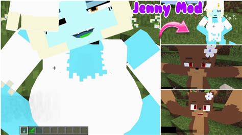 jenny mod 1 3 2 new version gameplay minecraft jenny mod 1 12 2 ellie jenny bia allie