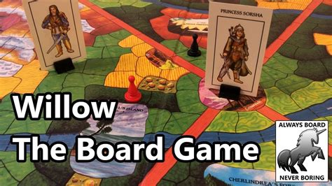 The Willow Game A Fantasy Adventure Board Game Gameplay Overview Review Youtube