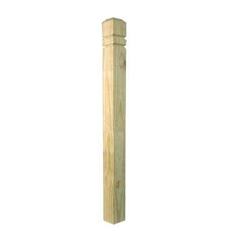 Weathershield 4 In X 4 In X 4 12 Ft Pressure Treated Wood Double V