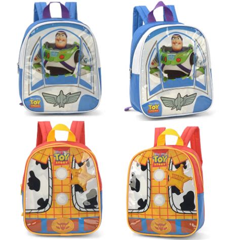 Mini Mochila De Costa Woody Ou Buzz Lightyear Luxcel Clubinho Do Desconto