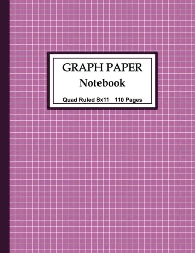 Graph Paper Notebook 5x5 Quad Ruled Grid Paper For Mind Mapping Cross