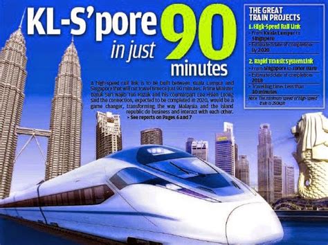 Perlintasan kereta api 3 negara (thailand, malaysia, indonesia). PEMUDA SELEMPANG MERAH: HSR AKAN PACU EKONOMI NEGARA