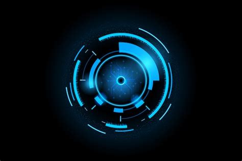 Premium Vector Abstract Technology Futuristic Interfaceelement Of