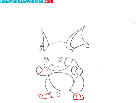 How To Draw Raichu Easy Drawing Tutorial For Kids