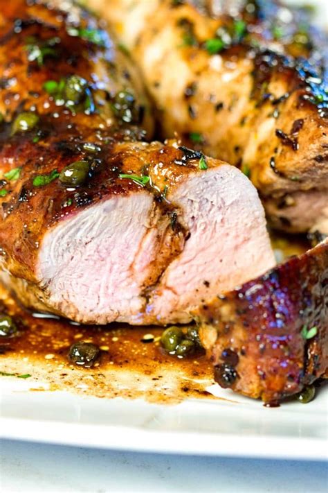 Lay the tenderloin out straight, with the smoother side up. Balsamic Roast Pork Tenderloin - Kevin Is Cooking