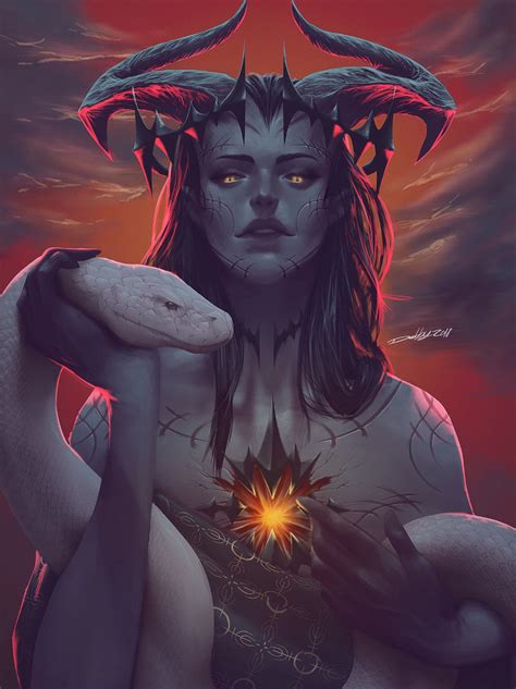 Debby On Twitter In 2020 Demon Art Goddess Art Dark Fantasy Art
