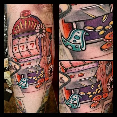 Tattoo Uploaded By Robert Davies Slot Machine Tattoo By Cj Johanson