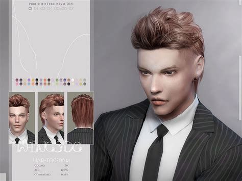 Sims 4 Resource Male Curly Hair
