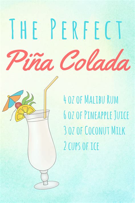 The Perfect Piña Colada Recipe | Perfect pina colada recipe, Pina colada recipe, Colada