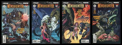 Witchblade Aliens Darkness Predator Mindhunter Comic Set 1 2 3 Lot