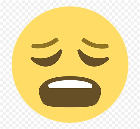 Weary Face Emoji Clipart Weary Face Emoji Pngweary Emoji Free