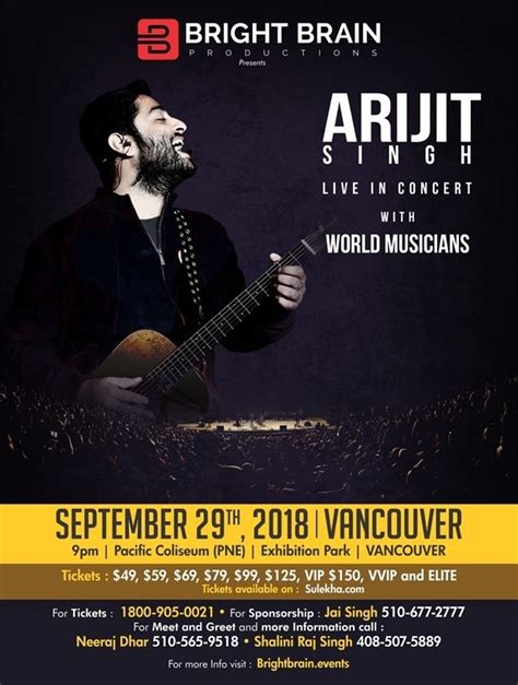 Arijit Singh Live Concert 2018 Vancouver In Pacific Coliseum 2901 East