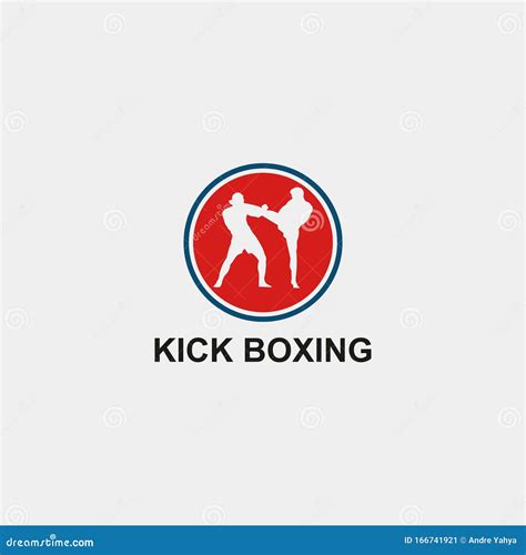 Kickboxing Logo Template Stock Illustration Illustration Of Fitness
