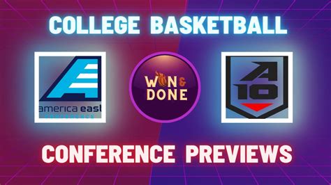 College Basketball Conference Previews America East Preview A10