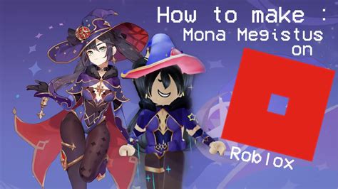 How To Make Mona Megistus On Roblox Outfit Tutorial Genshin