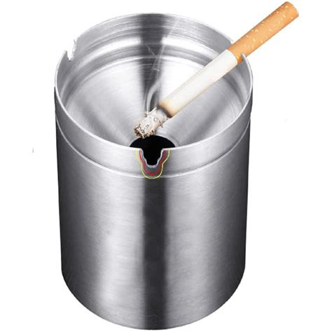 Genaositun Smokeless Ashtray For Weed Car Ashtray With Lid Smell Proof