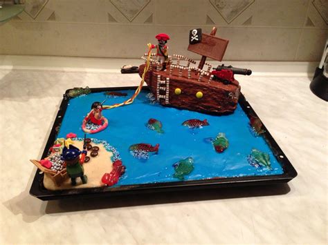 Bakke, bakke, kuchen, der bäcker hat gerufen! Piratenkuchen | Pirat kuchen, Kuchen kindergeburtstag ...