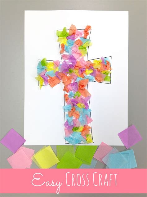 Easy Cross Craft Easter Activities For Preschool Sunday School
