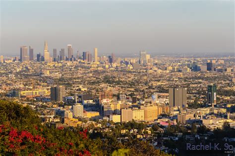 Downtown Los Angeles From Hollywood Hills View From A Priv Flickr